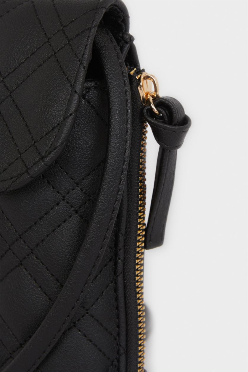 FEMME Noir Sac pour téléphone portable pour femme