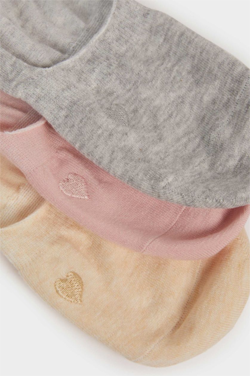 FEMME Yumuşak Lot de 3 Chaussettes courtes en coton pour femme