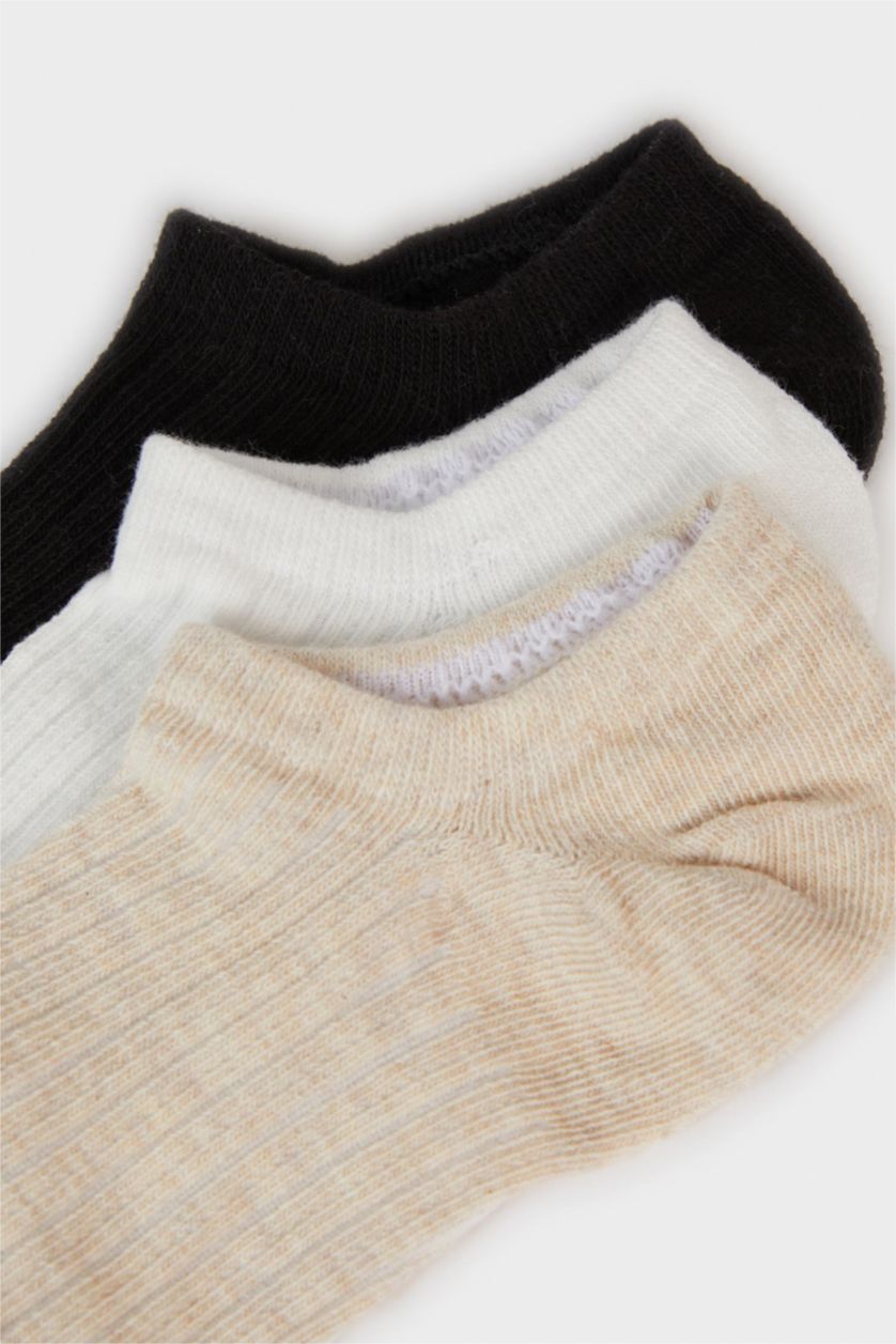 حريمي MIXED شرابات سنيكرز حريمي قطن - 3 قطع