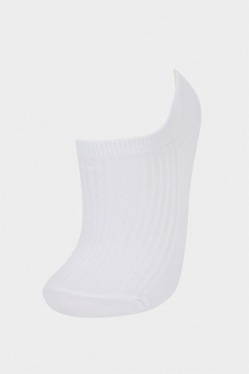 FEMME Vert Lot de 5 Chaussettes sneaker en coton pour femme