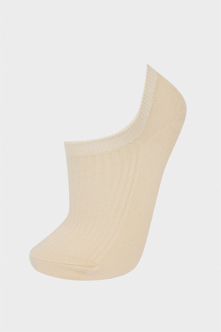 Kadın Açık Pembe Kadın 5'li Pamuklu Sneaker Çorap