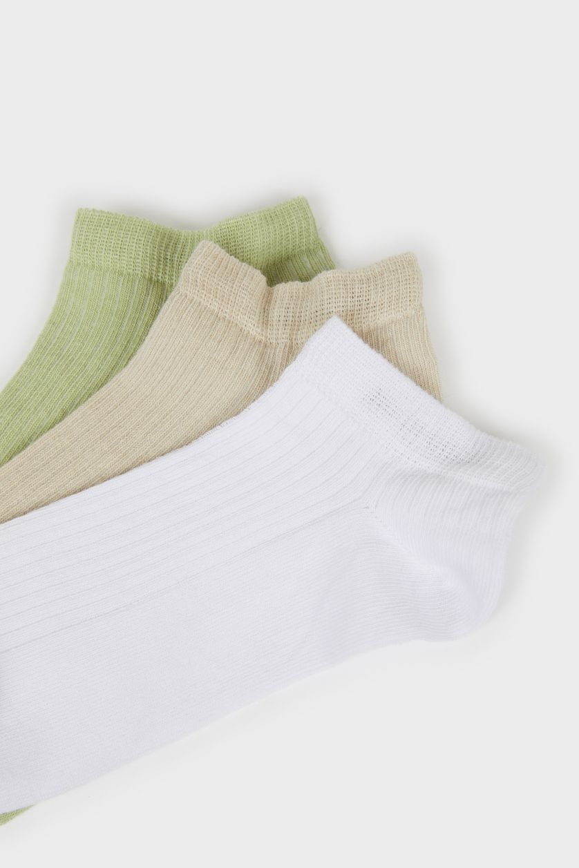 FEMME Yumuşak Lot de 3 Chaussettes courtes en coton pour femme