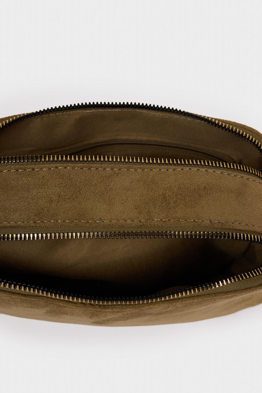 Kadın Haki Kadın Süet Çapraz Çanta