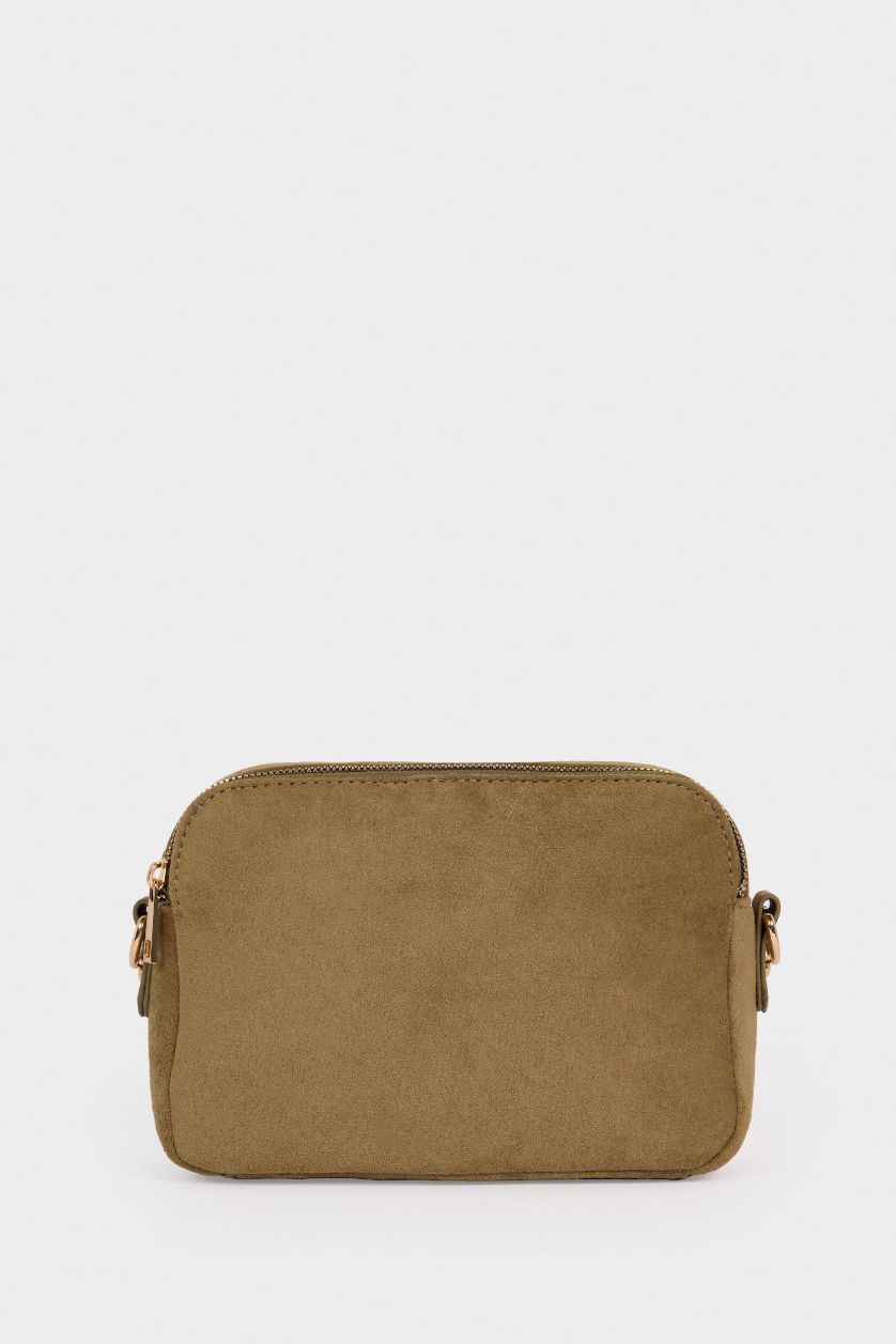 Kadın Haki Kadın Süet Çapraz Çanta