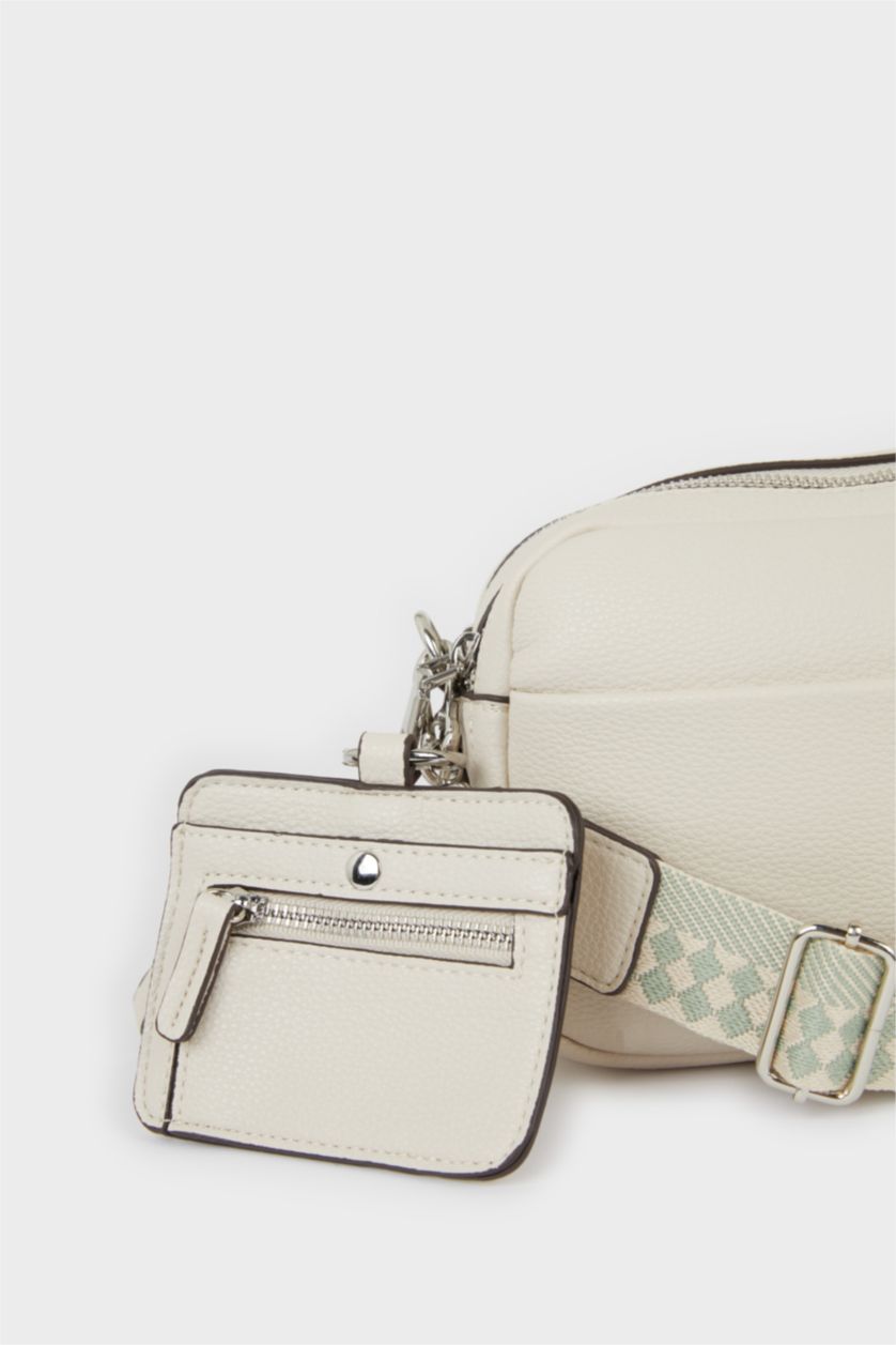 Kadın Bej Kadın Suni Deri Çapraz Çanta