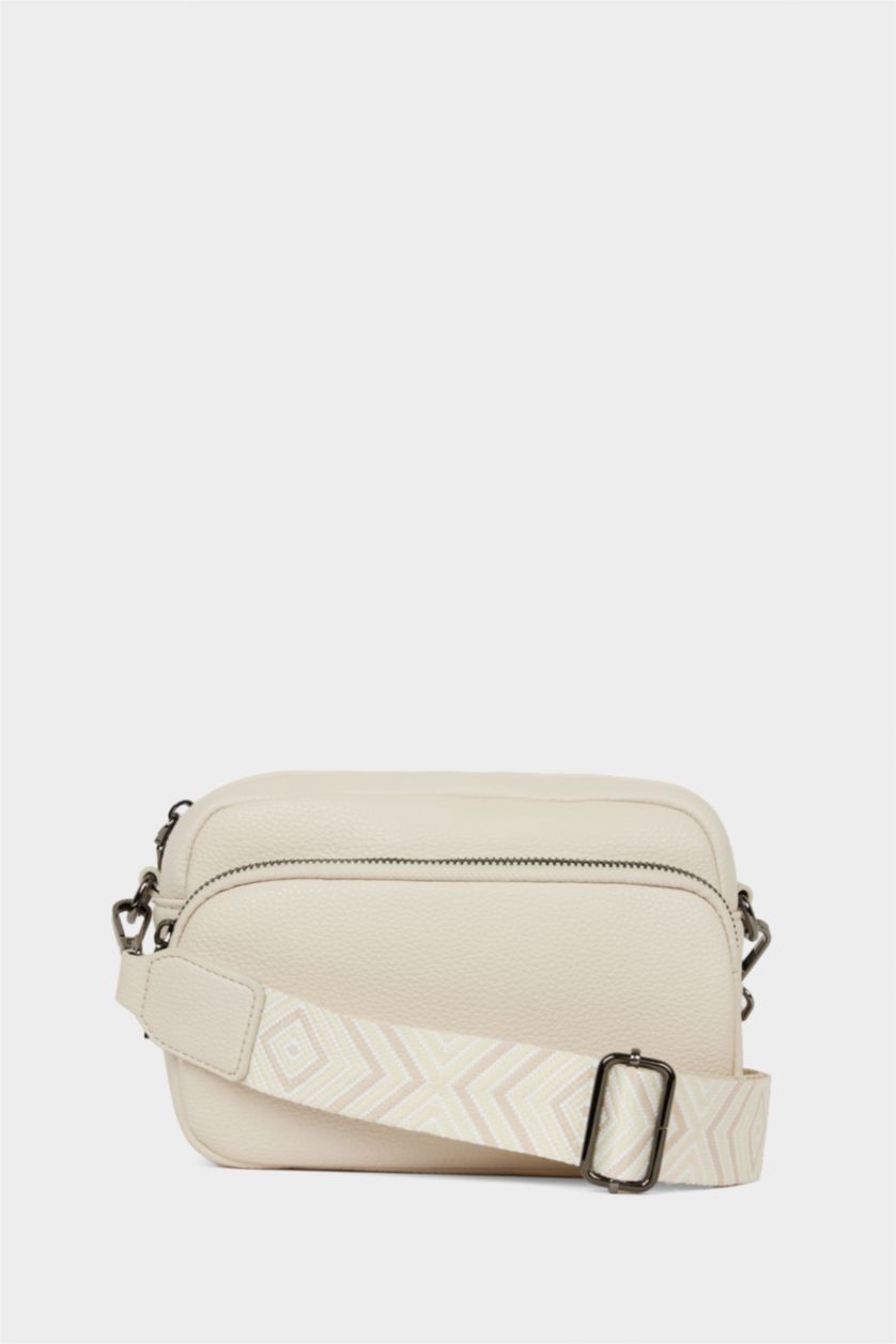 Kadın Bej Kadın Suni Deri Çapraz Çanta