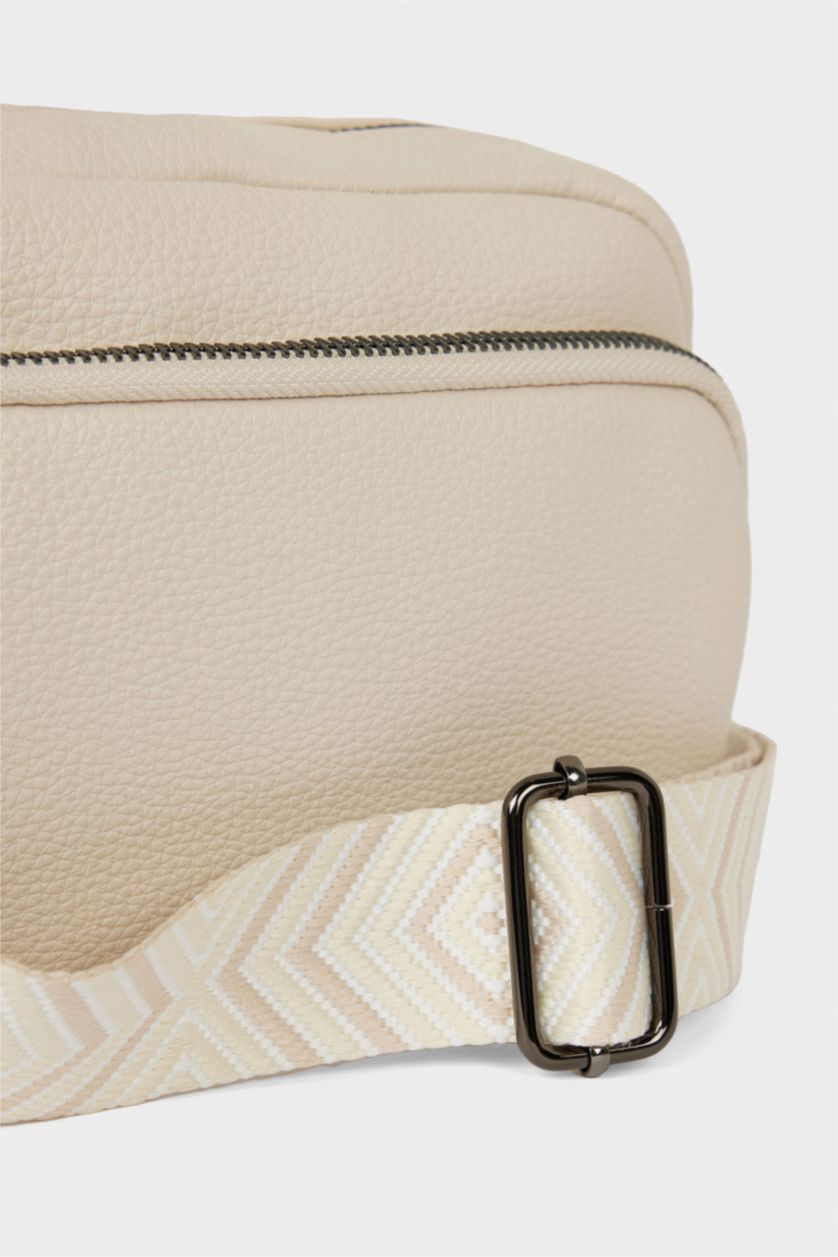 Kadın Bej Kadın Suni Deri Çapraz Çanta