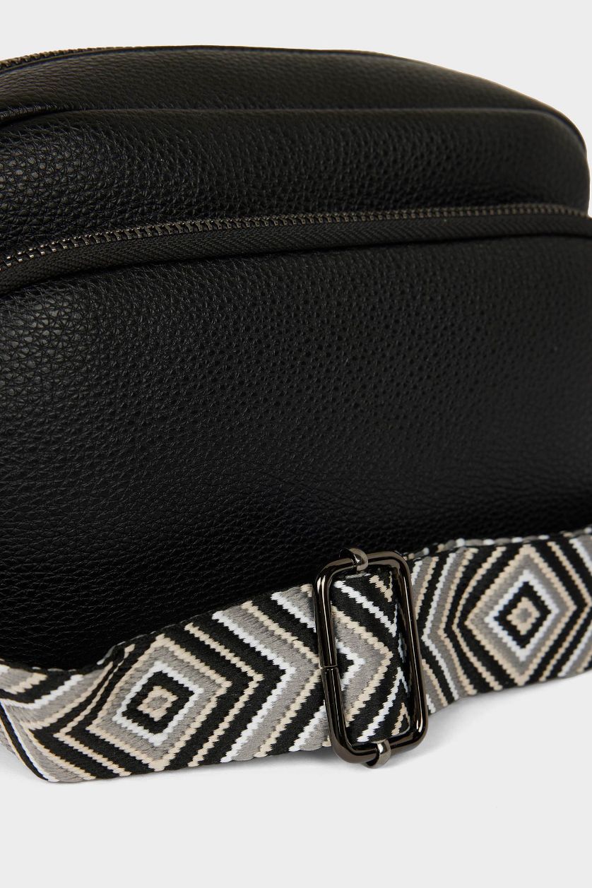 Kadın Siyah Kadın Suni Deri Çapraz Çanta