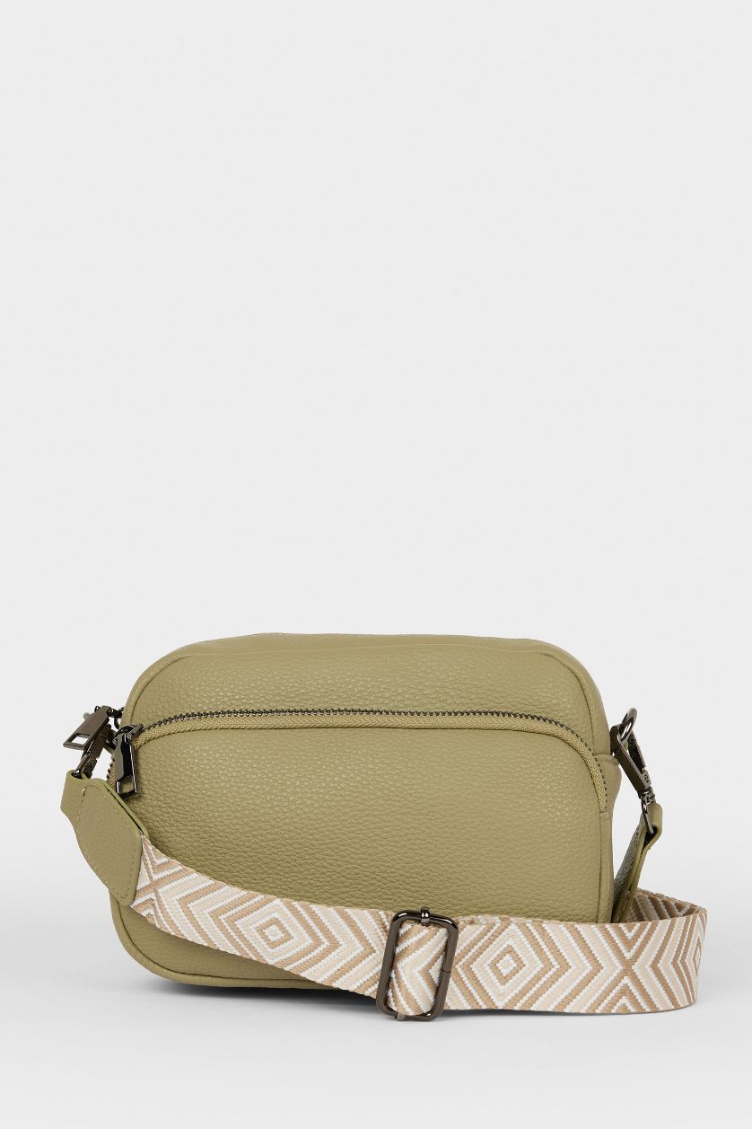 Kadın Yeşil Kadın Suni Deri Çapraz Çanta