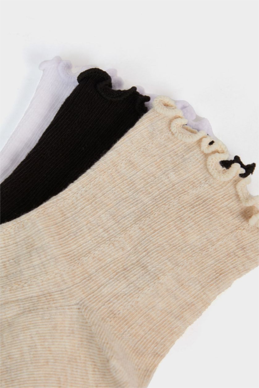 WOMAN MIXED 3 piece Cotton Short Socks