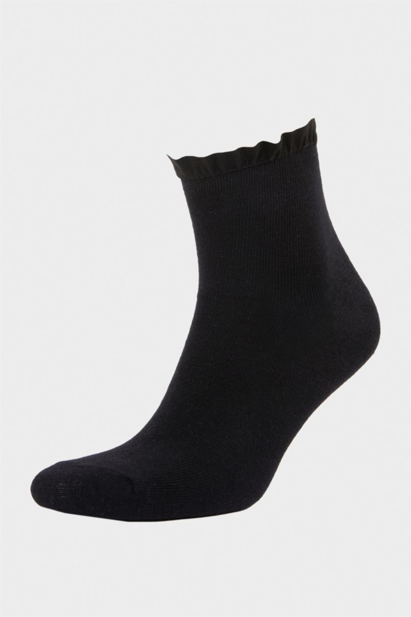 FEMME Karma Lot de 2 Chaussettes courtes en coton à volants pour femme