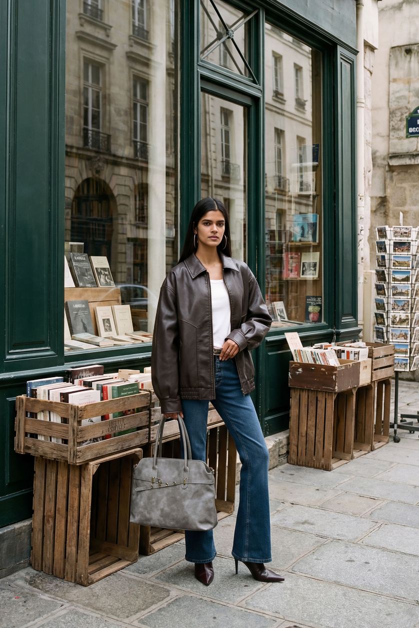 Kadın Koyu Mavi Mia Flare Fit Jean Yıkamalı Pantolon