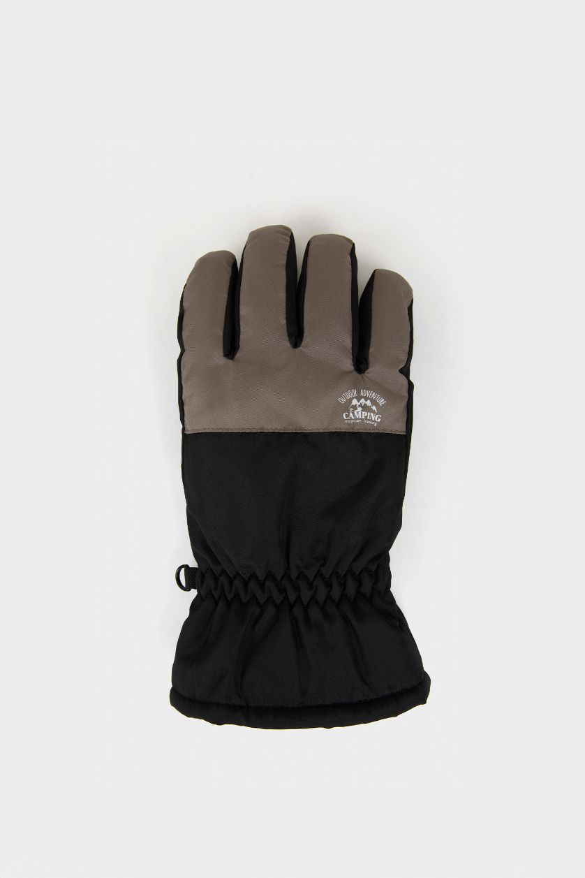 Boys & Teens Khaki Boy Woven Gloves