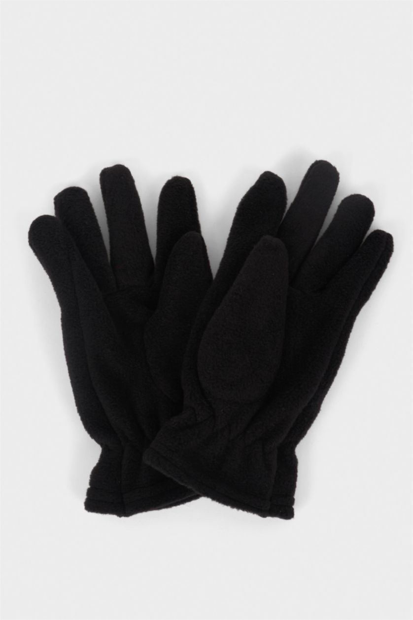 Boys & Teens Black Boy fleece Gloves
