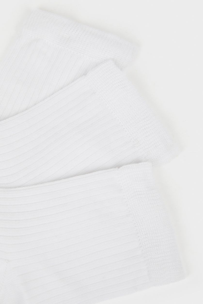 حريمي أبيض (000) شرابات حريمي قصيرة قطن - 3 قطع