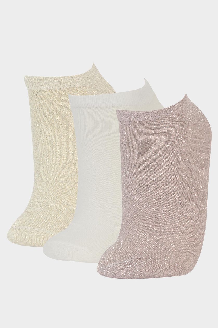 FEMME Karma Lot de 3 paires de Chaussettes courtes en coton pour femme