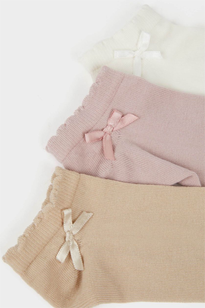 Kadın Karma 3'lü Pamuklu Patik Çorap