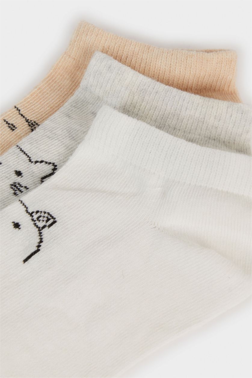 FEMME Karma Lot de 3 paires de Chaussettes courtes en coton pour femme