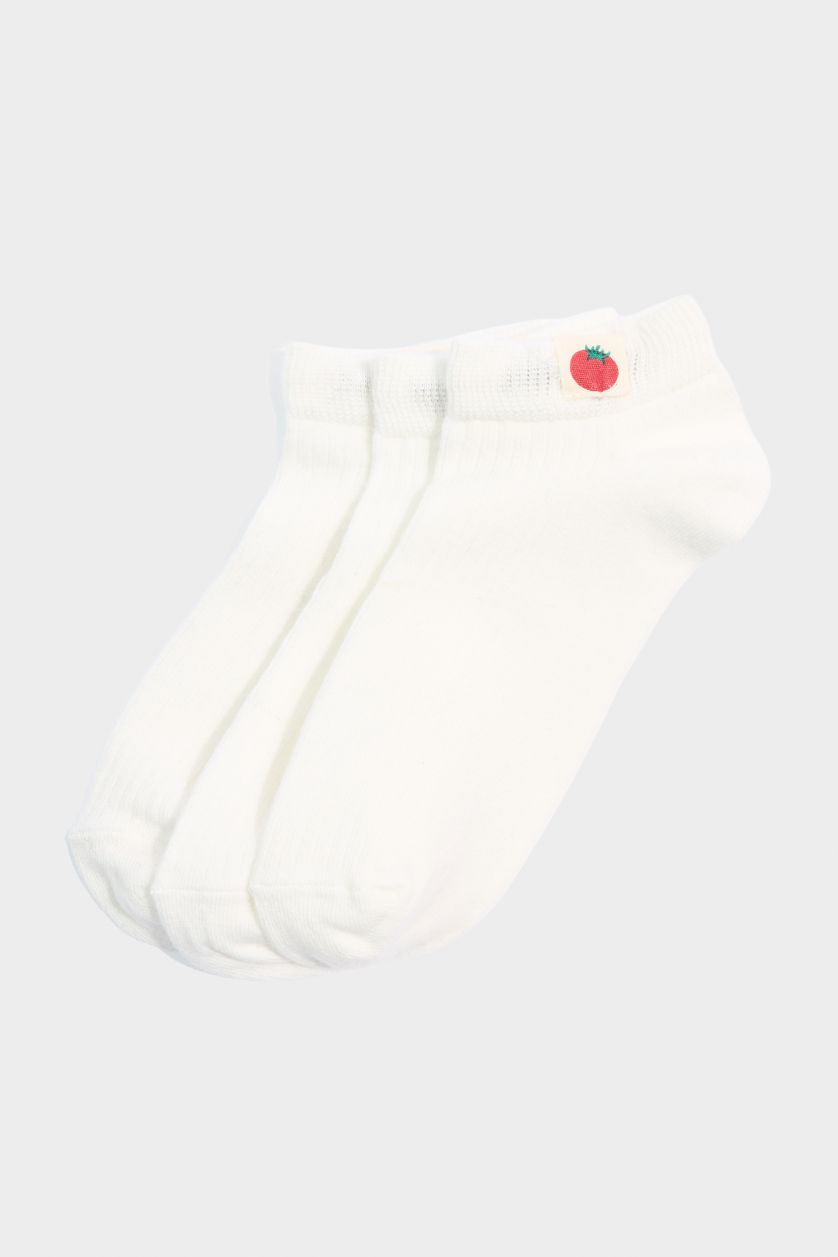 FEMME Karma Lot de 3 paires de Chaussettes courtes en coton pour femme
