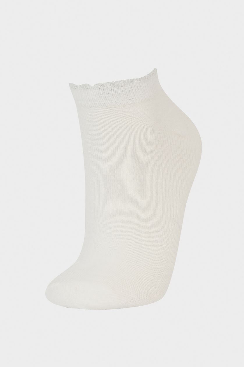 حريمي MIXED شرابات قصيرة حريمي قطن بيزك - 5 قطع