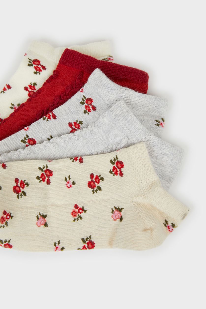 FEMME Karma Lot de 5 paires de Chaussettes courtes en coton pour femme