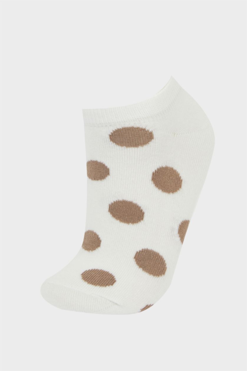 Kadın Karma Kadın 7'li Pamuklu Patik Çorap