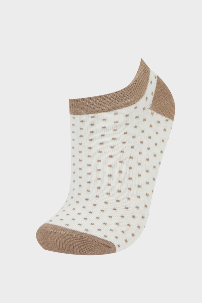 Kadın Karma Kadın 7'li Pamuklu Patik Çorap