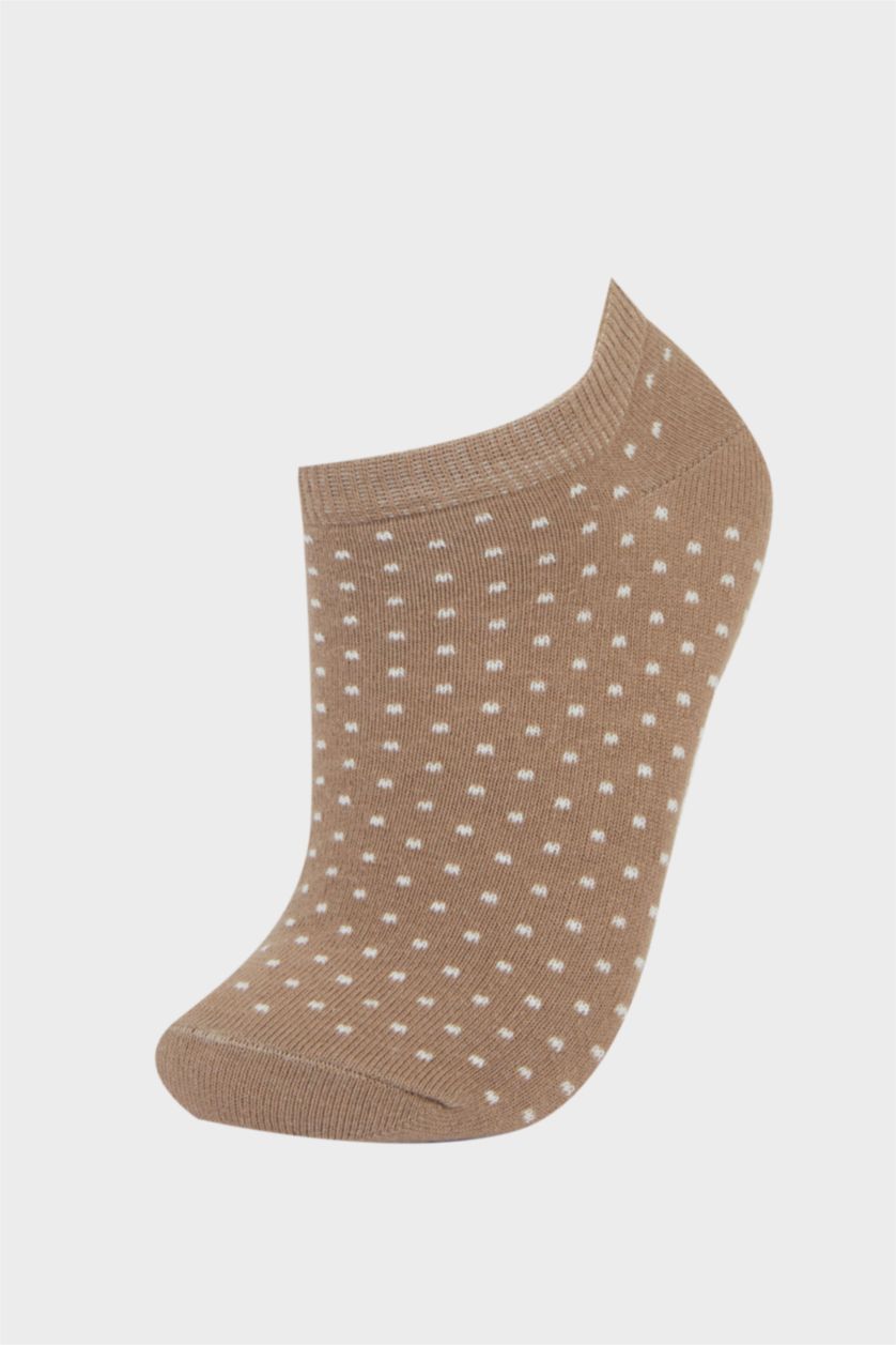 Kadın Karma Kadın 7'li Pamuklu Patik Çorap