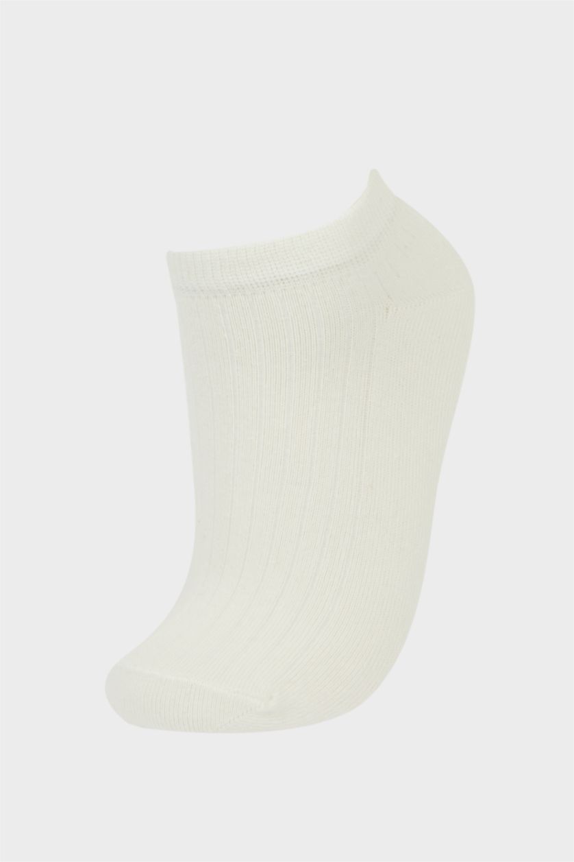 Kadın Karma Kadın 7'li Pamuklu Patik Çorap