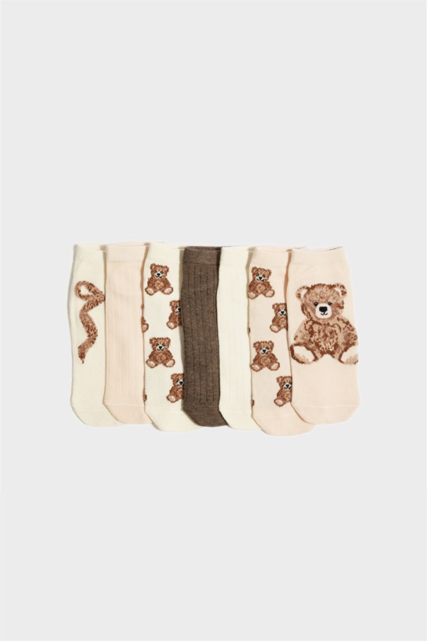 WOMAN MIXED Woman Animal 7 piece Short Socks