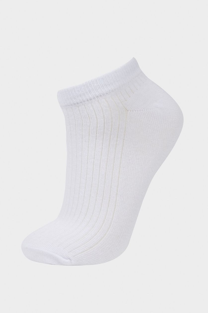 FEMME Gris Lot de 5 paires de Chaussettes courtes en coton pour femme