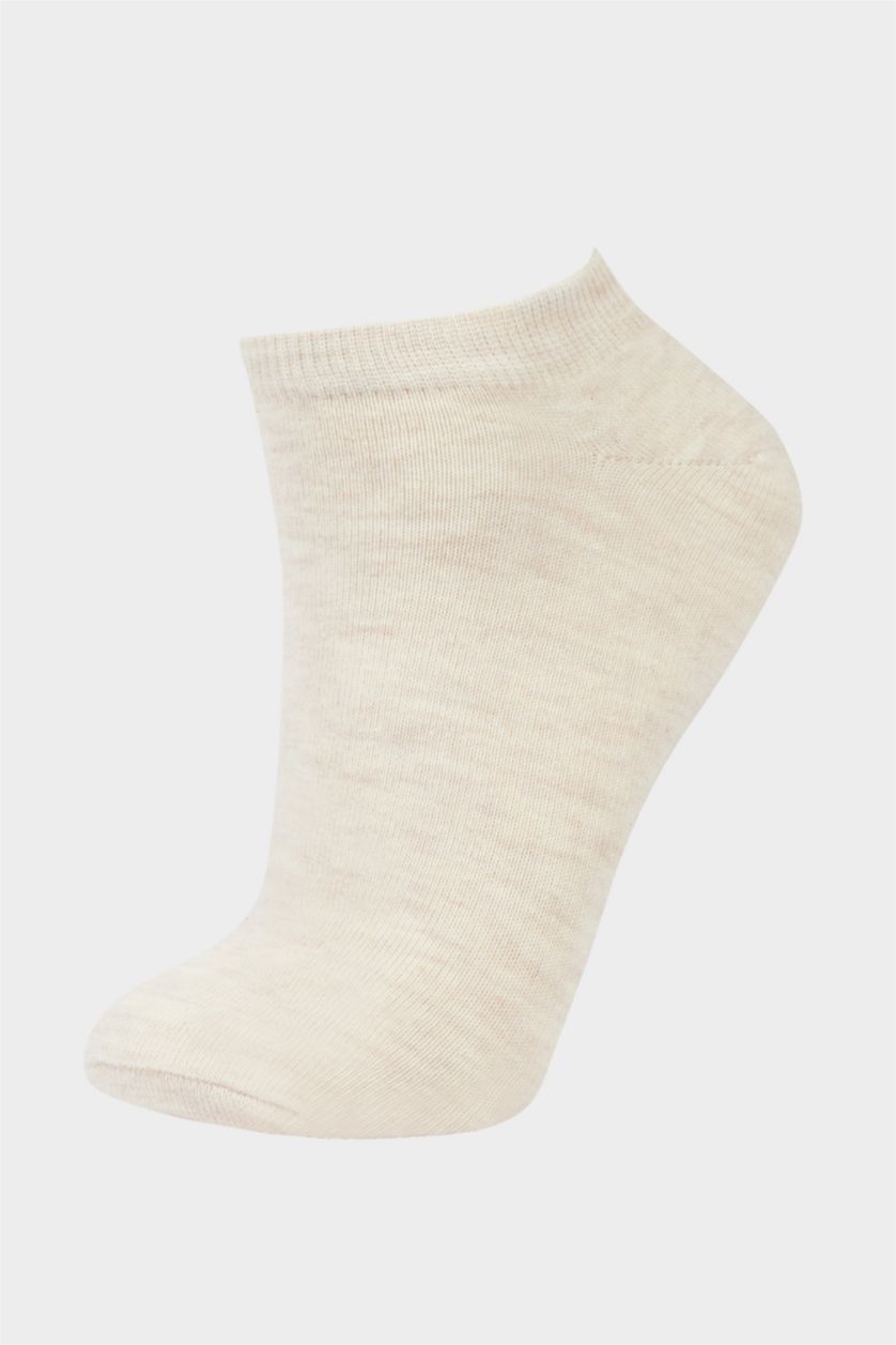 FEMME Gris Lot de 5 paires de Chaussettes courtes en coton pour femme