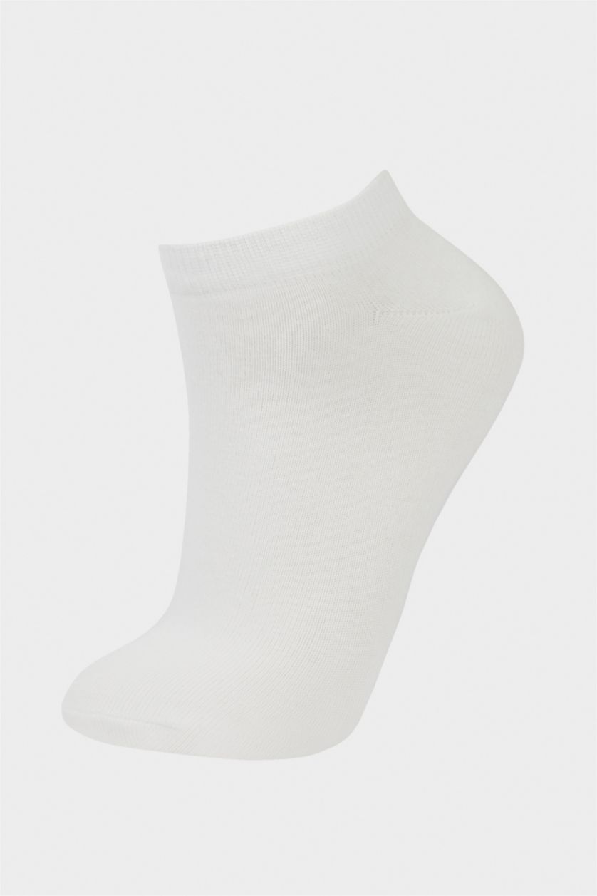 FEMME Gris Lot de 5 paires de Chaussettes courtes en coton pour femme
