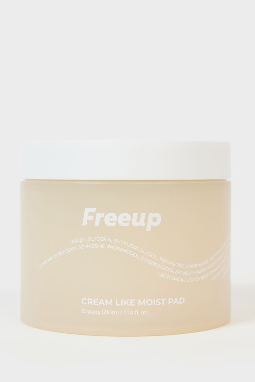 Kadın Bej Melanj Free Up Cream Like Moist Pad 210ml – Yoğun Nemlendirici ve Rahatlatıcı Pamuk Ped