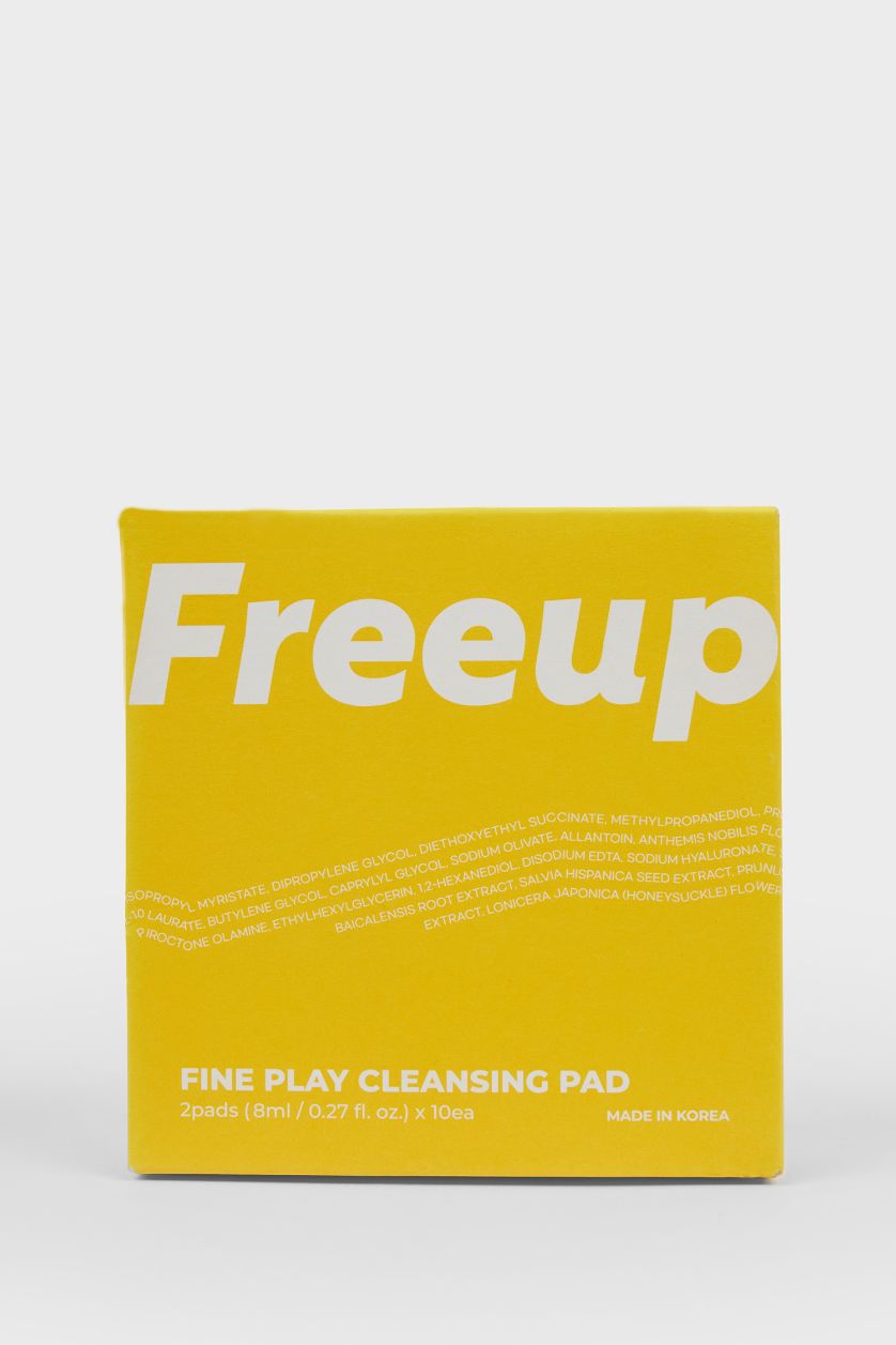 Kadın Sarı Melanj Free Up Fine Play Cleansing Pad 10'lu Kit 8ml – Hassas Temizleyici & Arındırıcı Tekli Pamuk Pedler