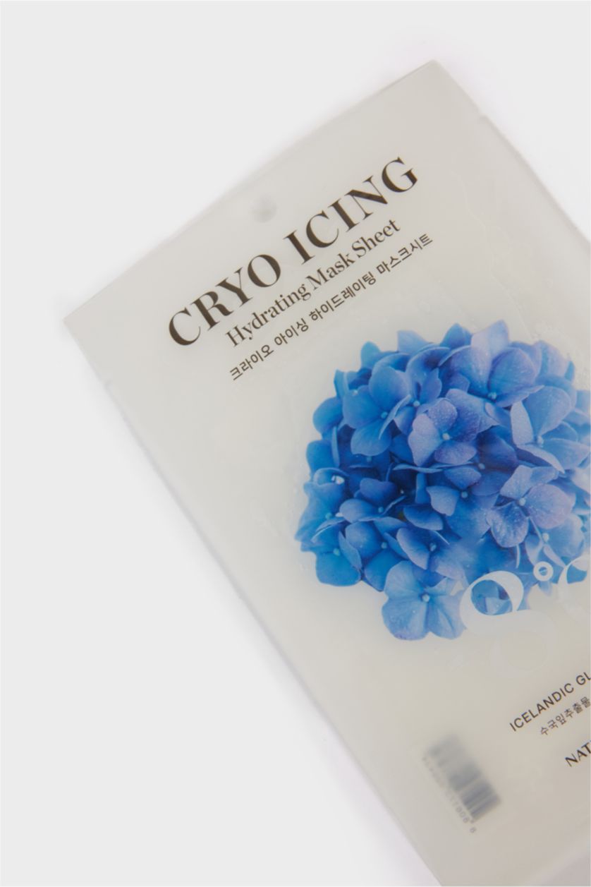 Woman Blue Nature Republic Cryo Icing Revitalizing Face Mask 27ml