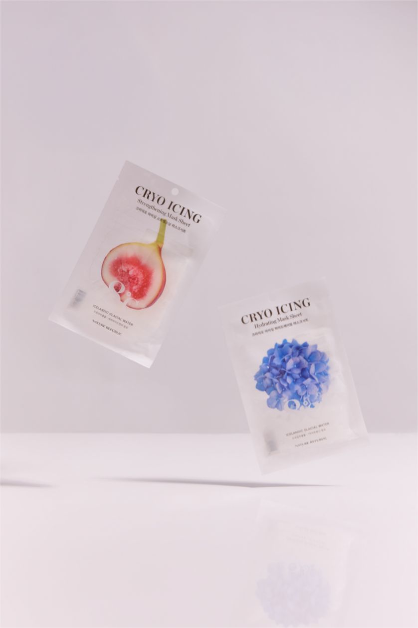 Kadın Açık Turuncu Nature Republic Cryo Icing Moisturizing Face Mask 27ml – Nemlendirici & Ferahlatıcı Yüz Maskesi