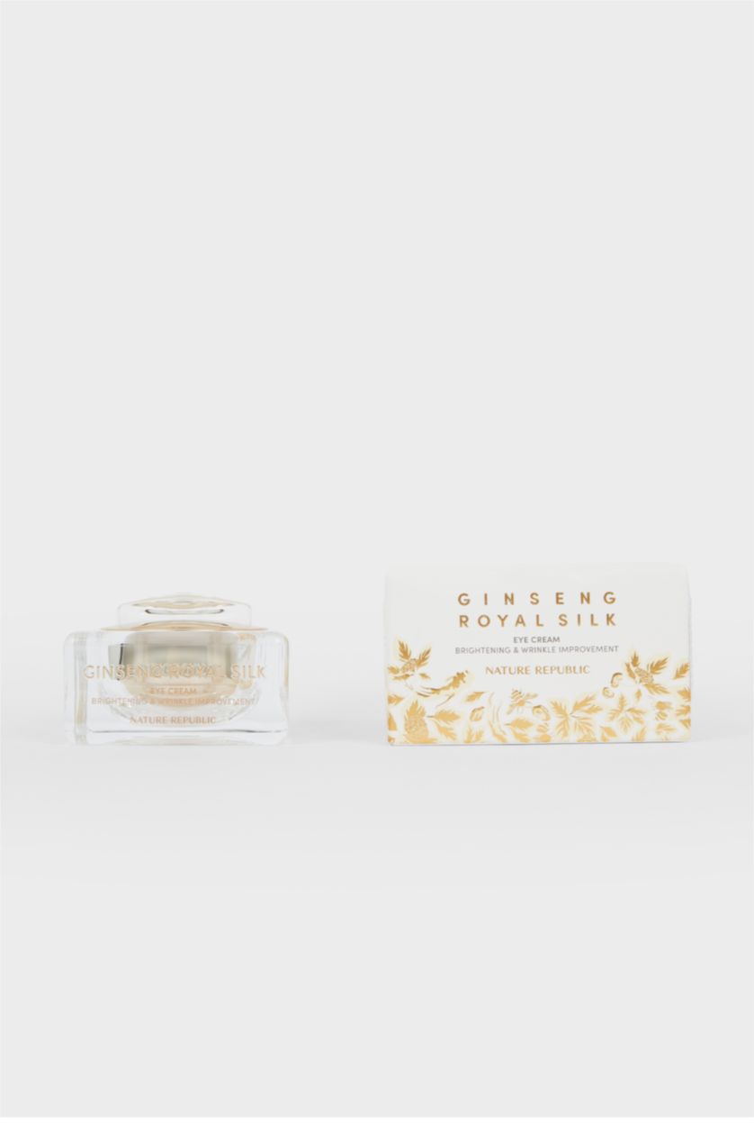 Kadın Altın Nature Republic Ginseng Royal Silk Eye Cream 40ml – Canlandırıcı & Kırışıklık Karşıtı Göz Kremi