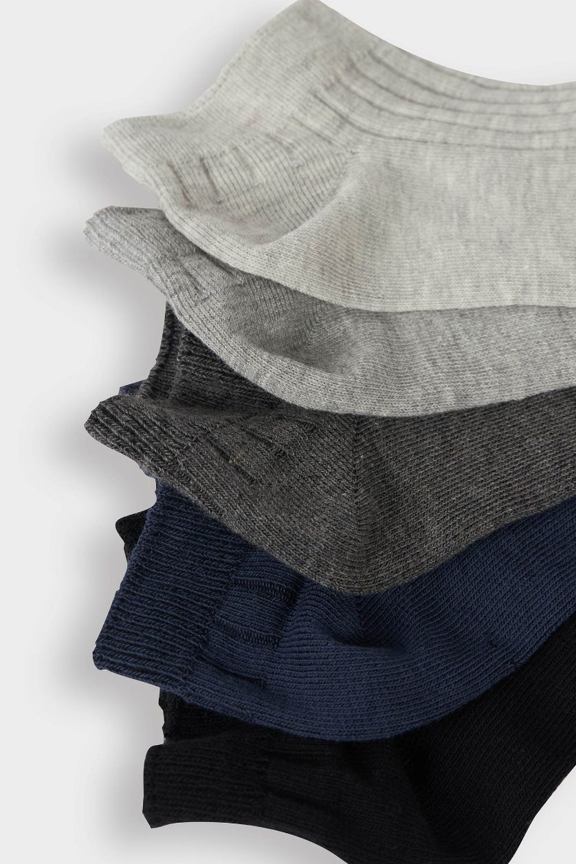 HOMME Karma Lot de 5 paires de Chaussettes courtes en coton pour homme