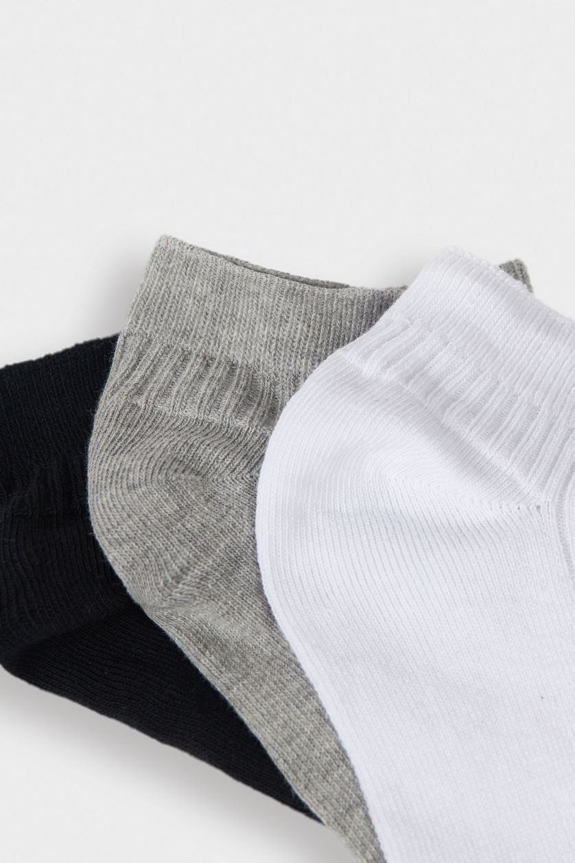 رجال Karma جوارب قصيرة من قطن للرجال - 3 قطع