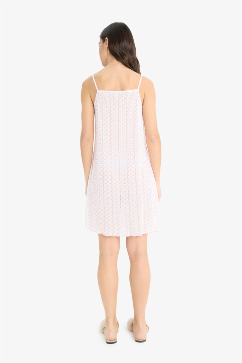 نساء بيج فاتح فستان بحمالات وقصة عادية من Fall in Love