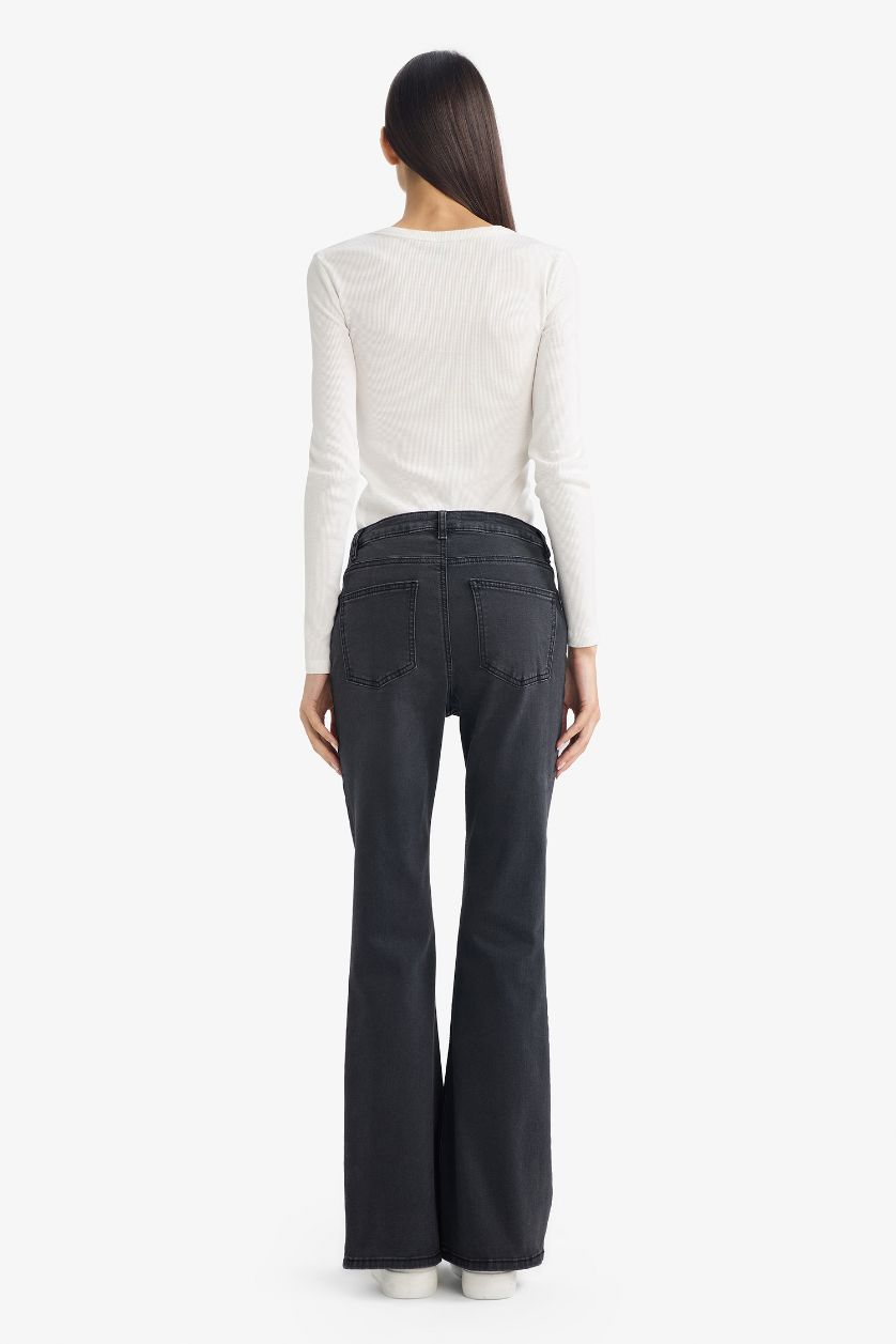 نساء أنثرا بنطرون جينز برجل واسع