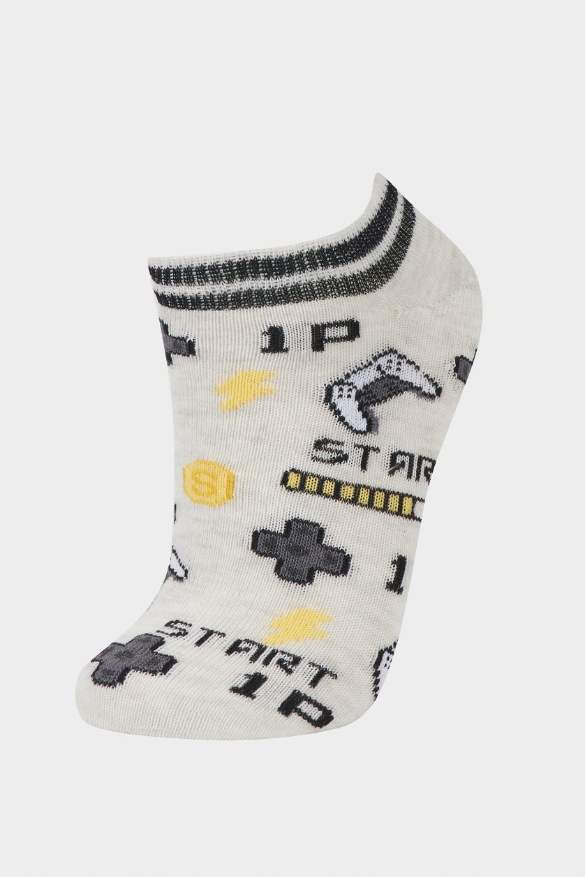 BOYS & TEENS MIXED Boy Printed 5 Piece Short Socks