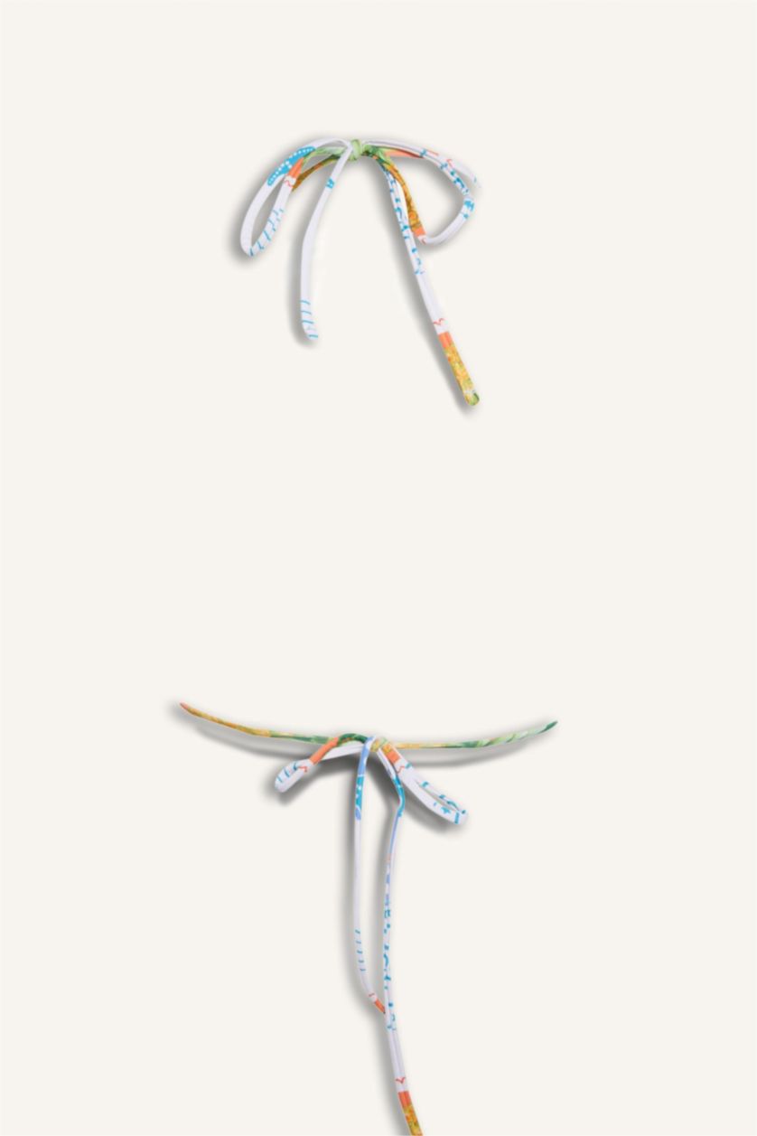 Женщины Кремовый Bikini Top