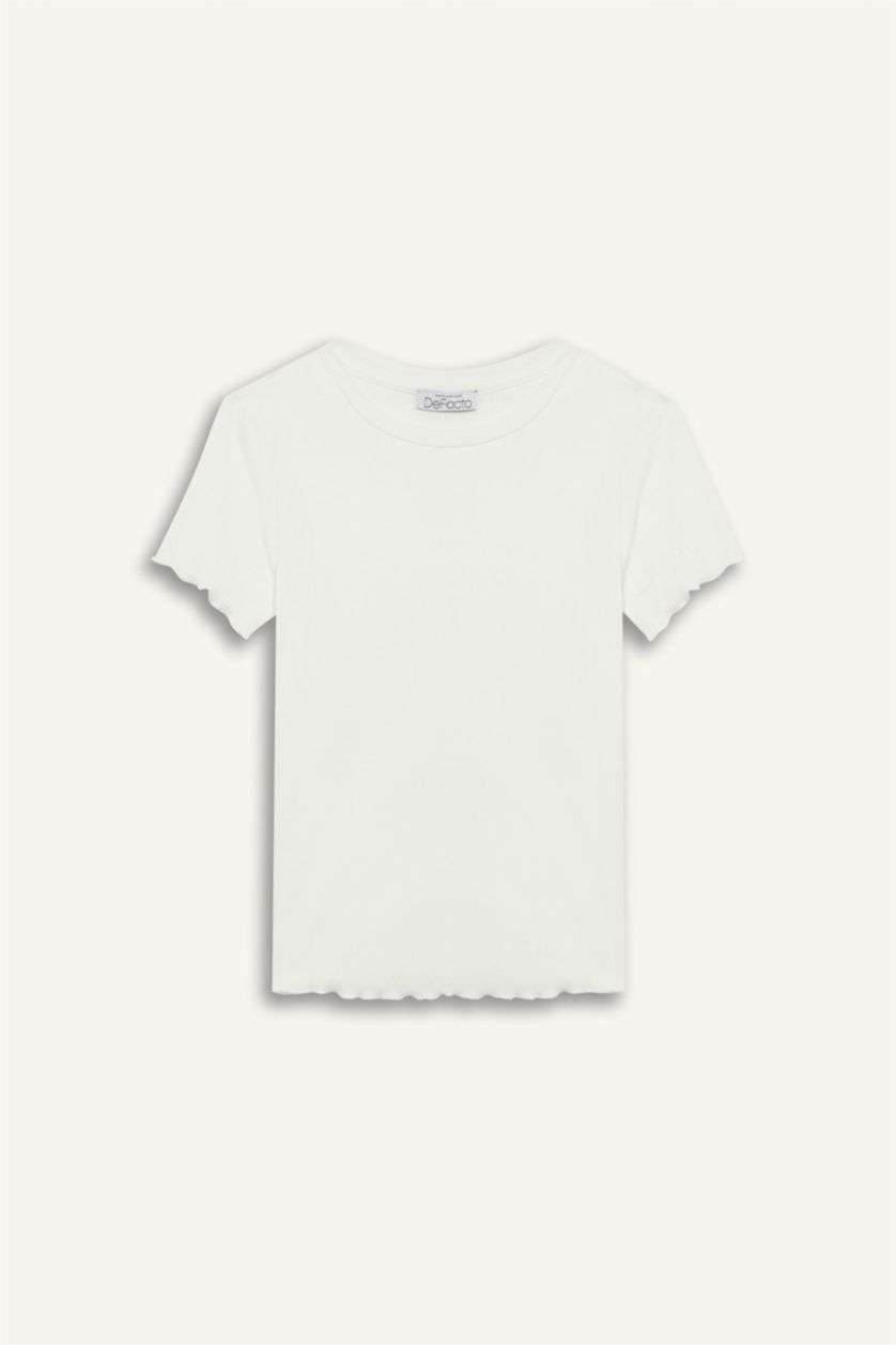 نساء أبيض سيت قصة عادية من قطعتين