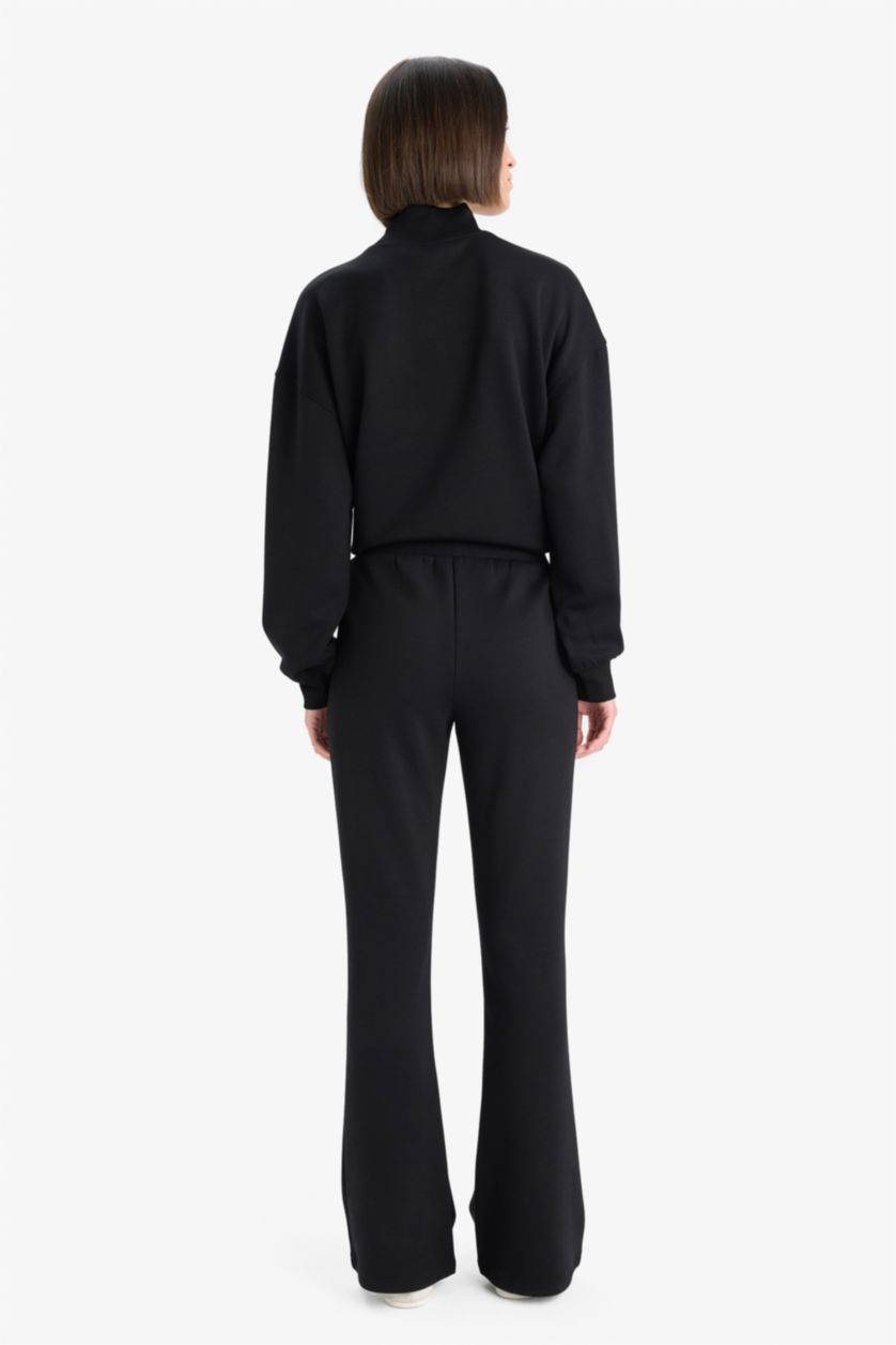 نساء أسود بنطرون فلير فيت برجل جارلس