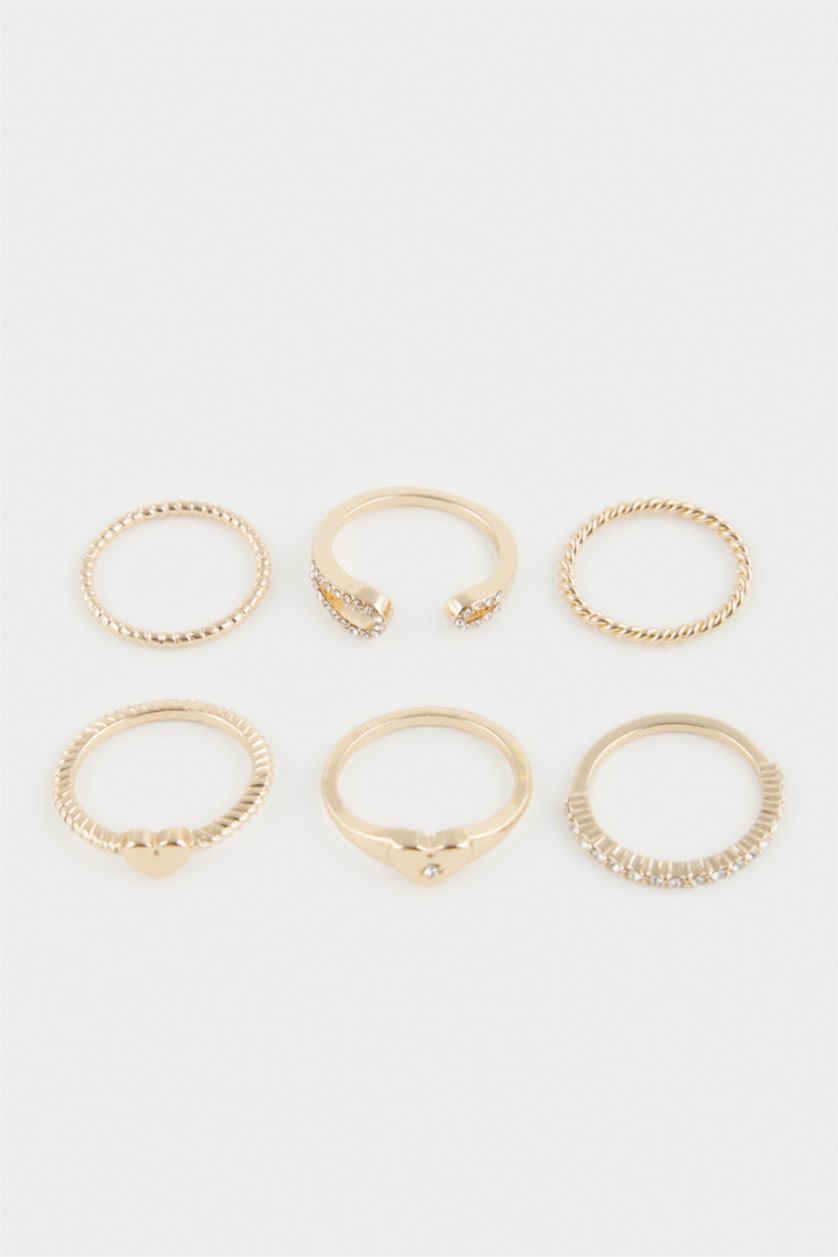 Kadın Altın Kadın 6'lı Gold Yüzük