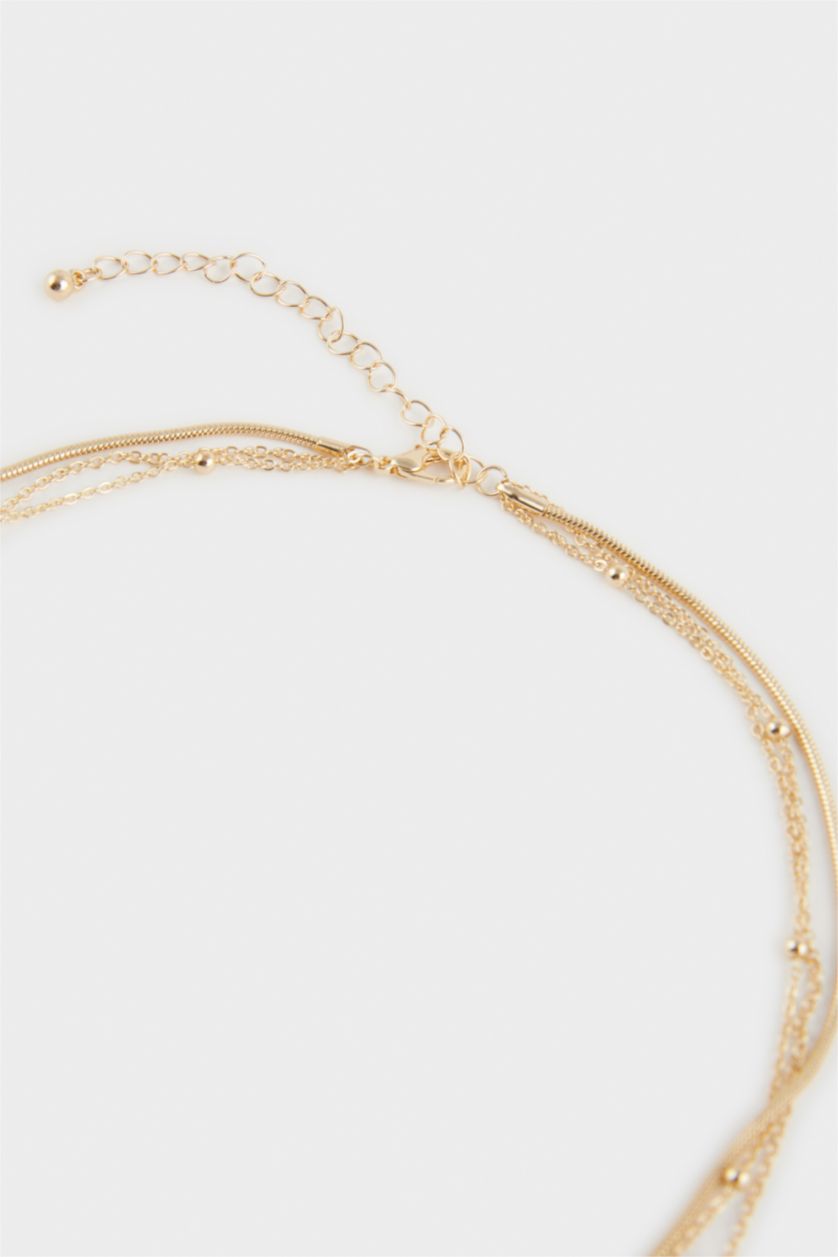 Kadın Altın Kadın 3'lü Gold Kolye