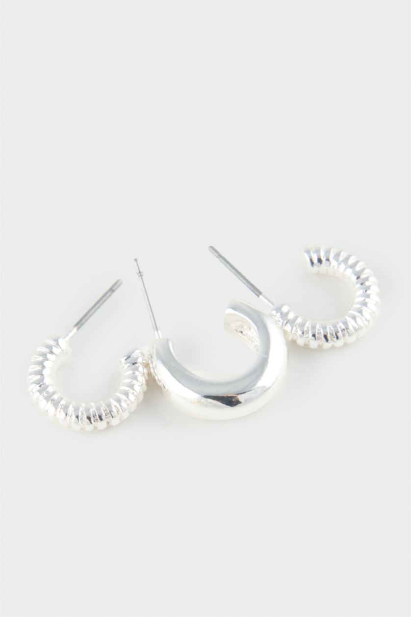 Kadın Gümüş Kadın 6'lı Silver Küpe