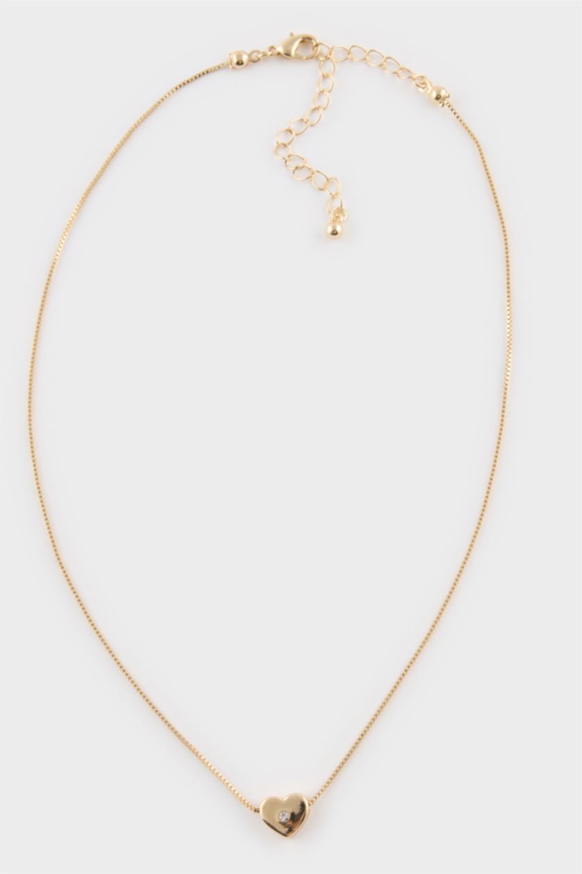 Kadın Altın Kadın Minimal Kalp Gold Kolye